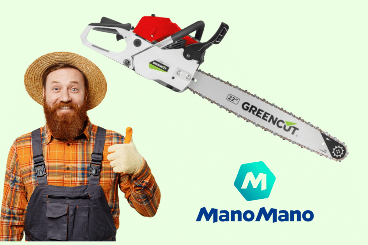 Attention, ça coupe ! Manomano débite les prix de la tronçonneuse Greencut GS680X !